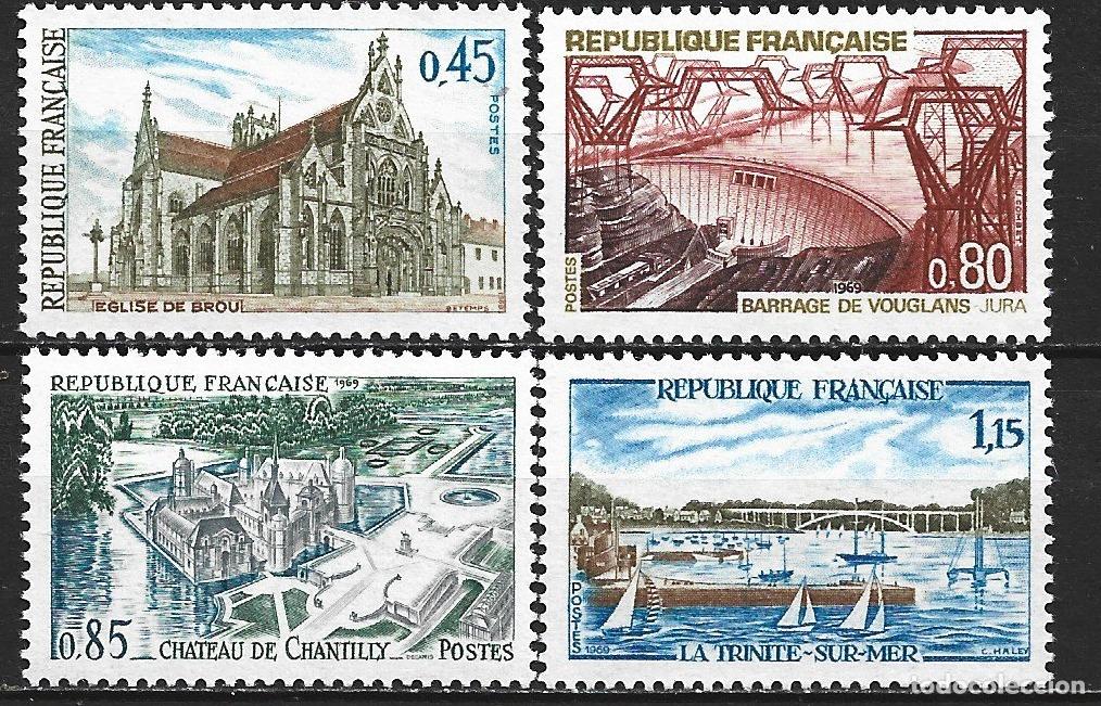 Sellos: FRANCIA YVERT NUM. 1582/1585 ** SERIE COMPLETA SIN FIJASELLOS