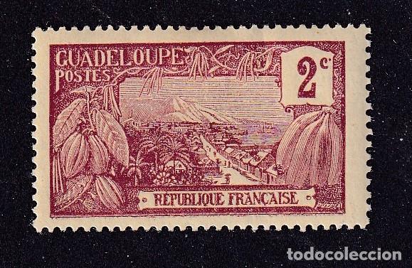 Sellos: colonies fran&ccedil;aises GUADELOUPE Yvert n&deg; 56 * mont Houelmont