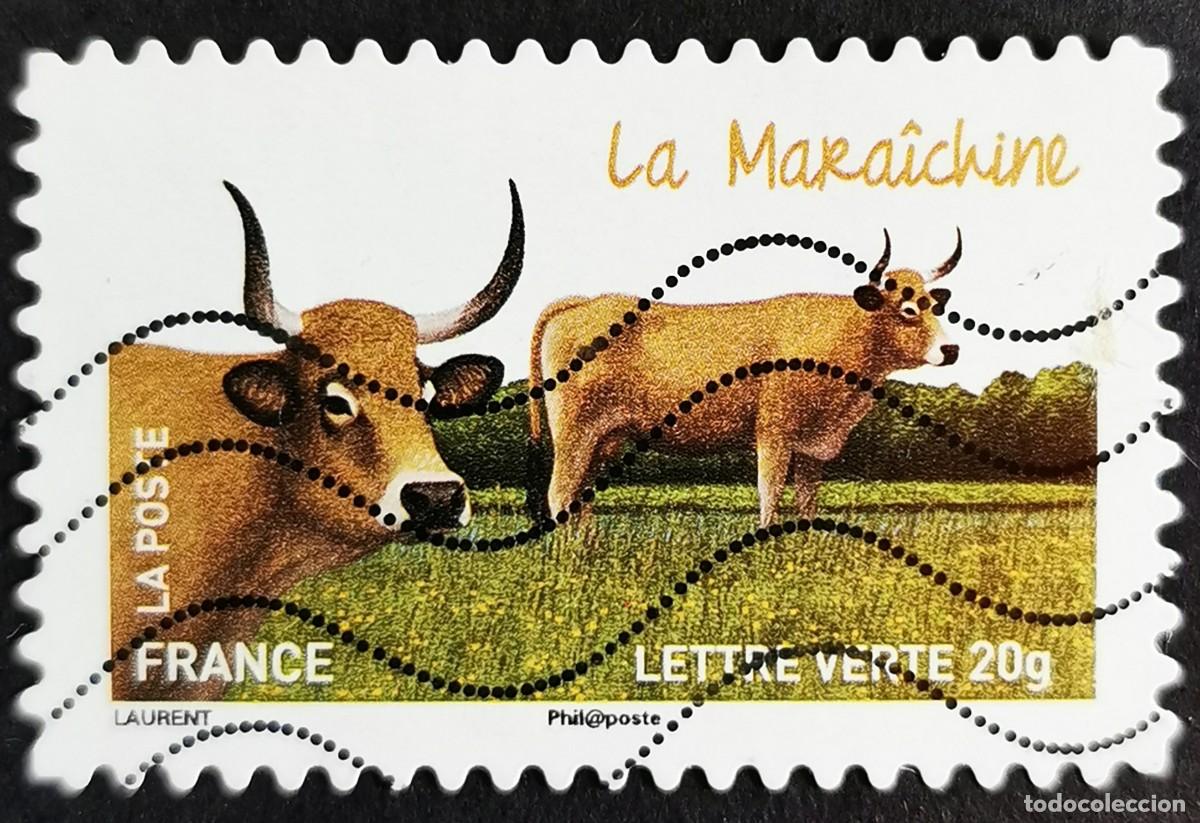 Sellos: Sello Francia 2014, Mara&icirc;chine (Bos el toro original), Sin Valor Facial Michel: FR 5782