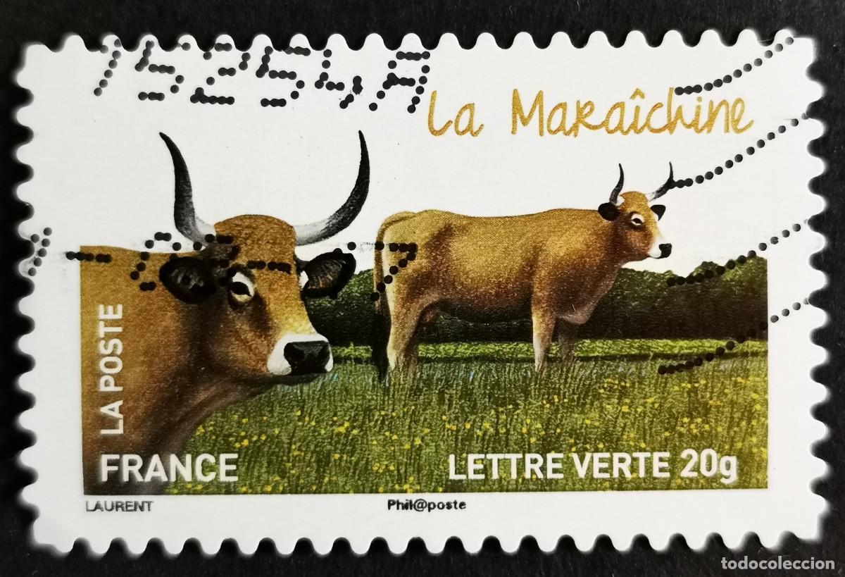 Sellos: Sello Francia 2014, Mara&icirc;chine (Bos el toro original), Sin Valor Facial Michel: FR 5782