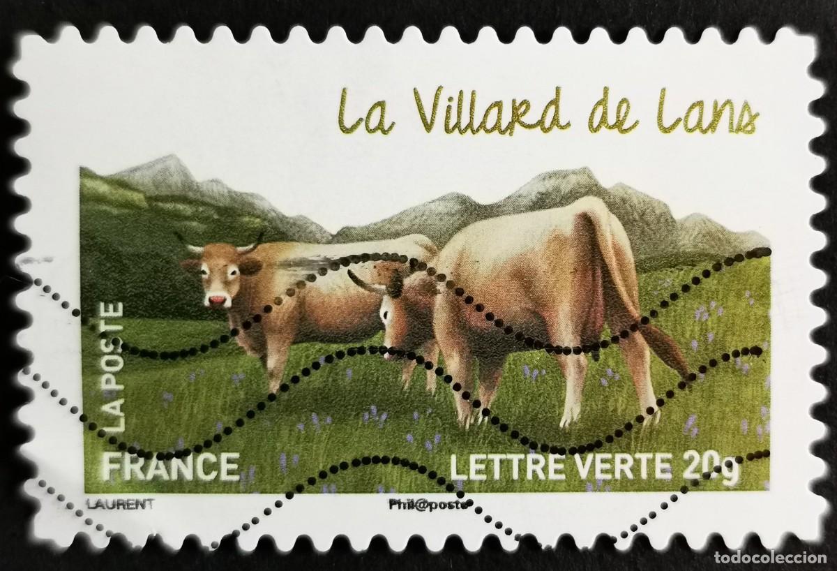 Sellos: Sello Francia 2014, Villard de Lans (Bos primigenius taurus), Sin Valor Facial Michel: FR 5784
