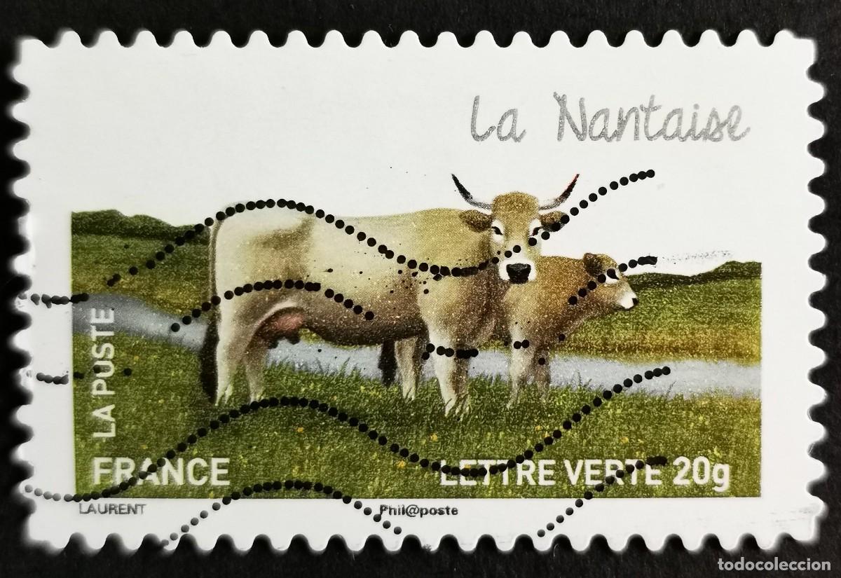 Sellos: Sello Francia 2014, Nantaise (Bos el toro original), Sin Valor Facial Michel: FR 5786