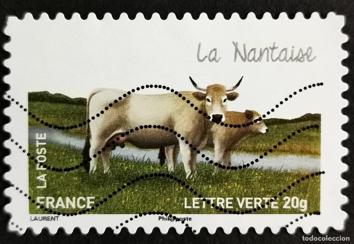 Sellos: Sello Francia 2014, Nantaise (Bos el toro original), Sin Valor Facial Michel: FR 5786