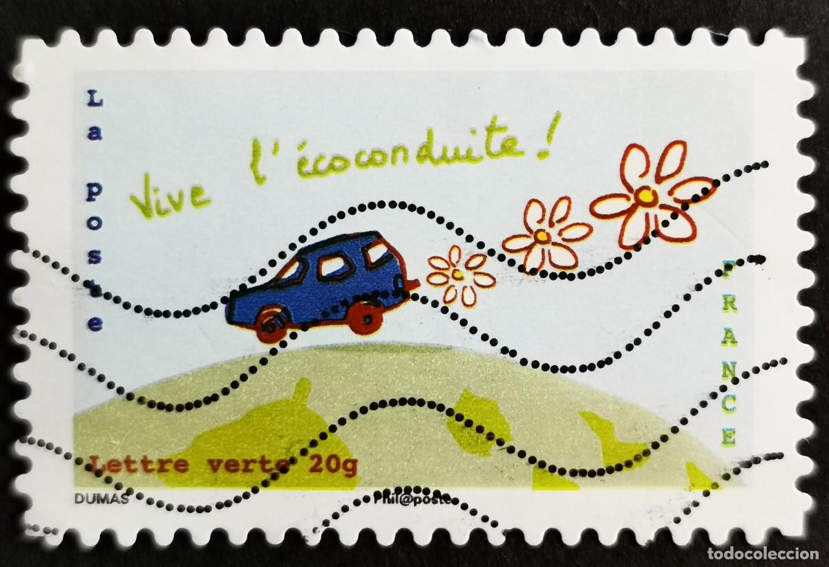 Sellos: Sello Francia 2014, Vive Eco Driving, Sin Valor Facial Michel: FR 5814