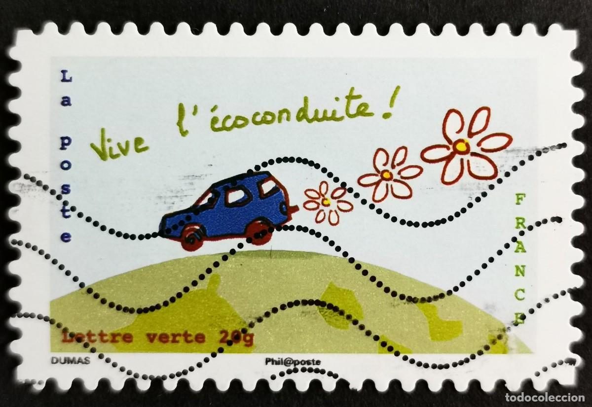 Sellos: Sello Francia 2014, Vive Eco Driving, Sin Valor Facial Michel: FR 5814
