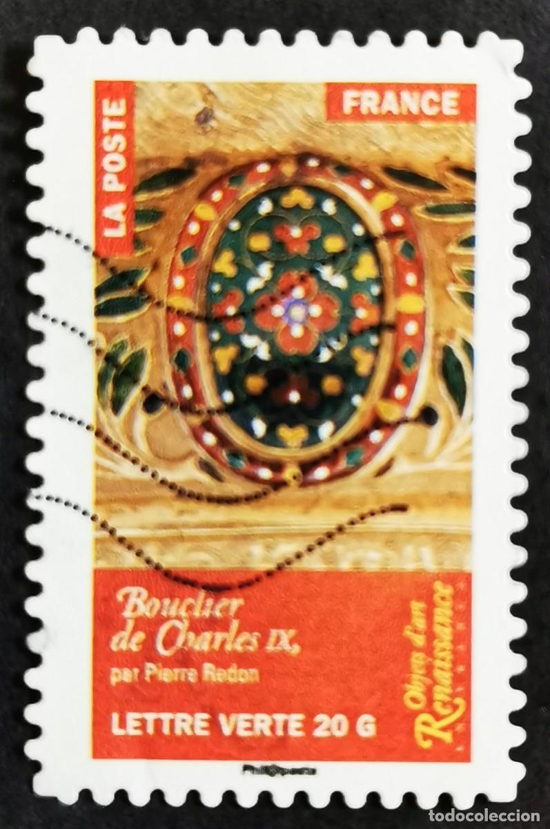 Sellos: Sello Francia 2014, Escudo de Carlos IX, por Pierre Redon, Sin Valor Facial Michel: FR 5962