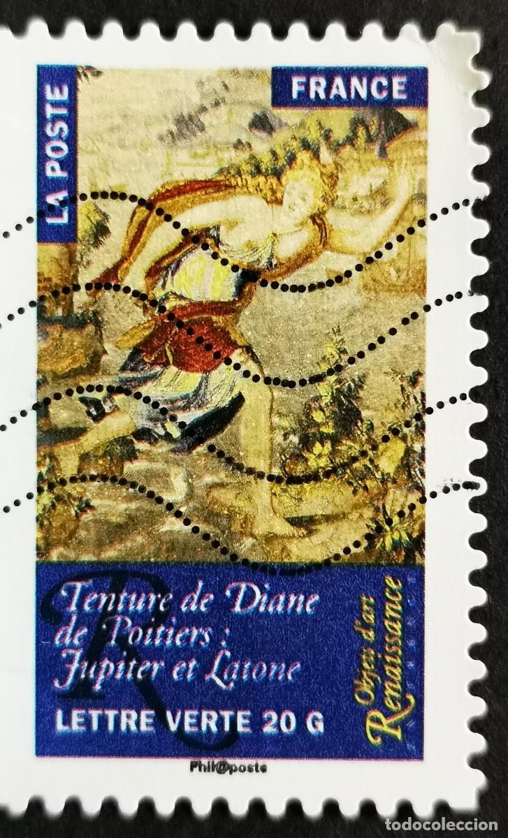 Sellos: Sello Francia 2014, Tapiz de Diane de Poitiers: J&uacute;piter y Latona, Sin Valor Facial Michel: FR 5963