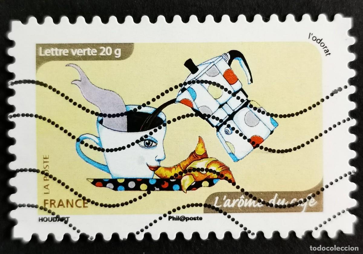 Sellos: Sello Francia 2014, El olor del caf&eacute;, Sin Valor Facial Michel: FR 5985