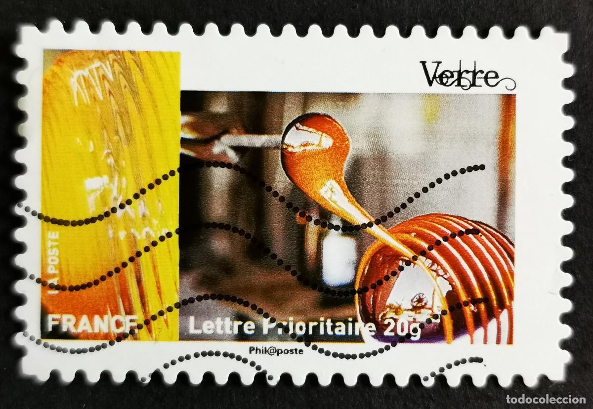 Sellos: Sello Francia 2015, Fabricaci&oacute;n de vidrio, Sin Valor Facial Michel: FR 6046