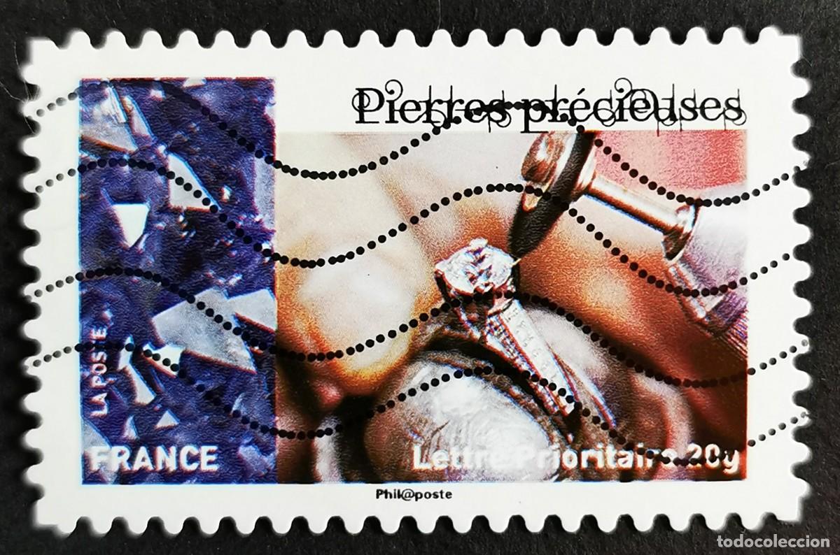 Sellos: Sello Francia 2015, Artesan&iacute;as: Piedras preciosas, Sin Valor Facial Michel: FR 6056I