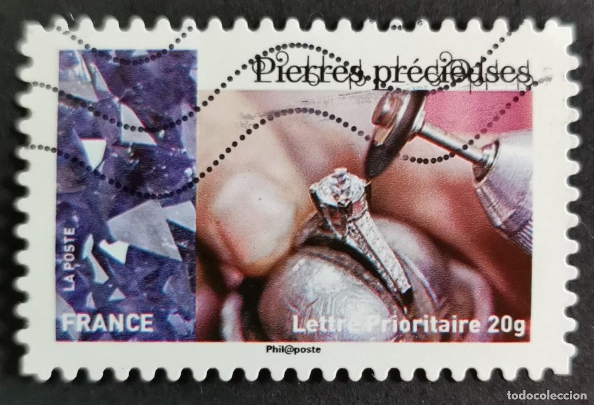 Sellos: Sello Francia 2015, Artesan&iacute;as: Piedras preciosas, Sin Valor Facial Michel: FR 6056I
