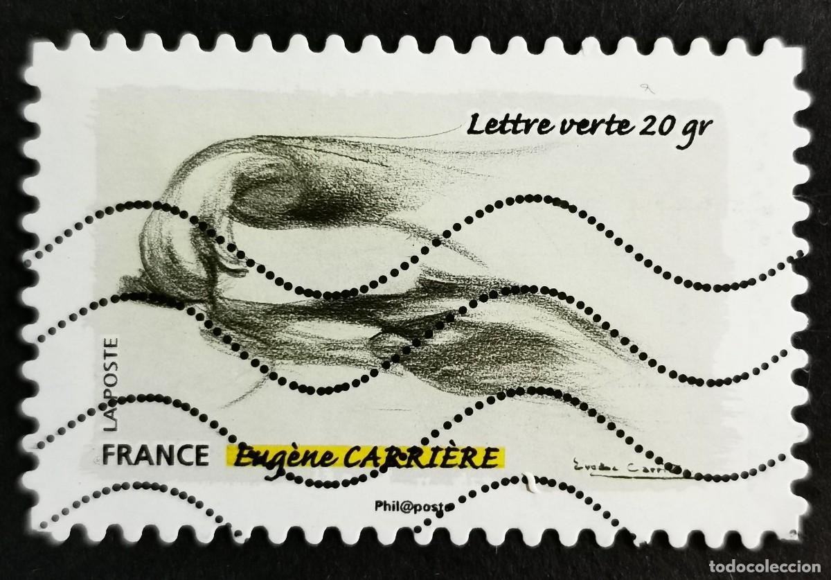 Sellos: Sello Francia 2015, Los sentidos: Eug&egrave;ne Carri&egrave;re, Sin Valor Facial Michel: FR 6068