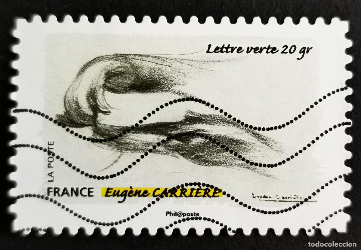 Sellos: Sello Francia 2015, Los sentidos: Eug&egrave;ne Carri&egrave;re, Sin Valor Facial Michel: FR 6068