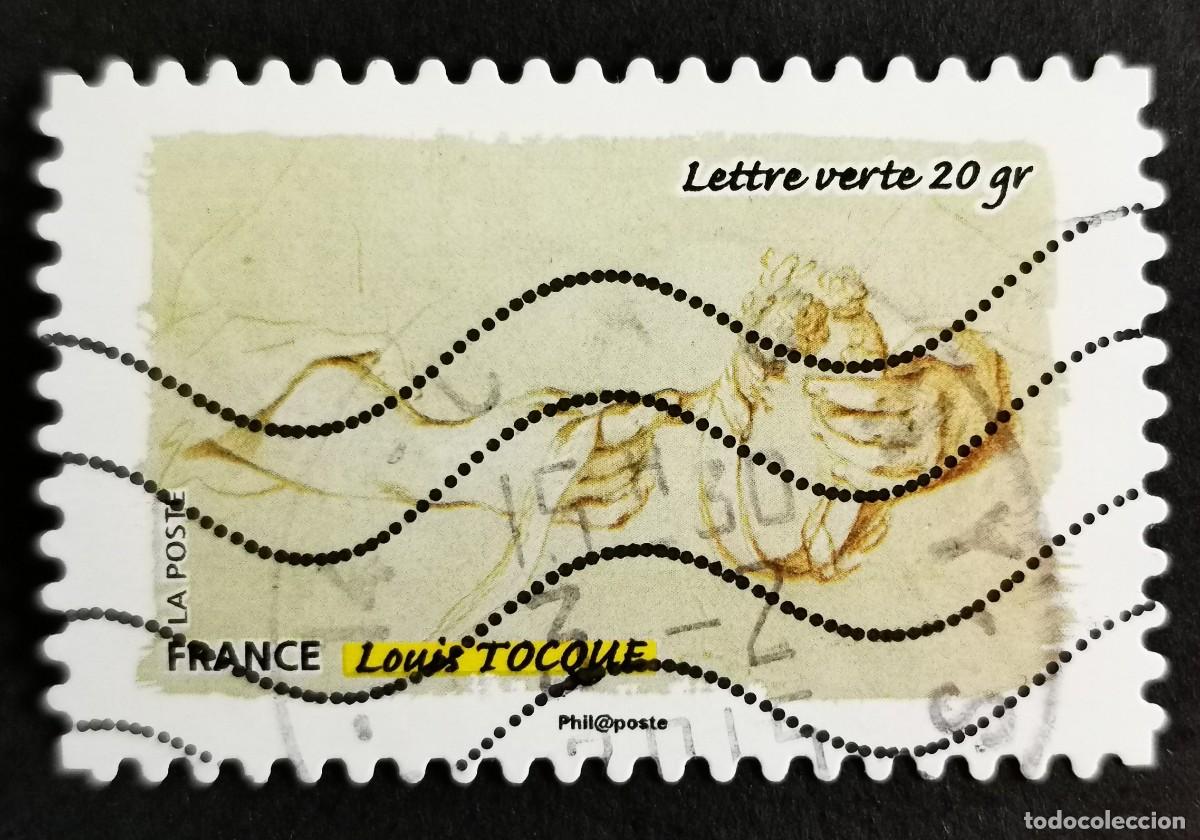 Sellos: Sello Francia 2015, Los sentidos: Louis Tocqu&eacute;, Sin Valor Facial Michel: FR 6074