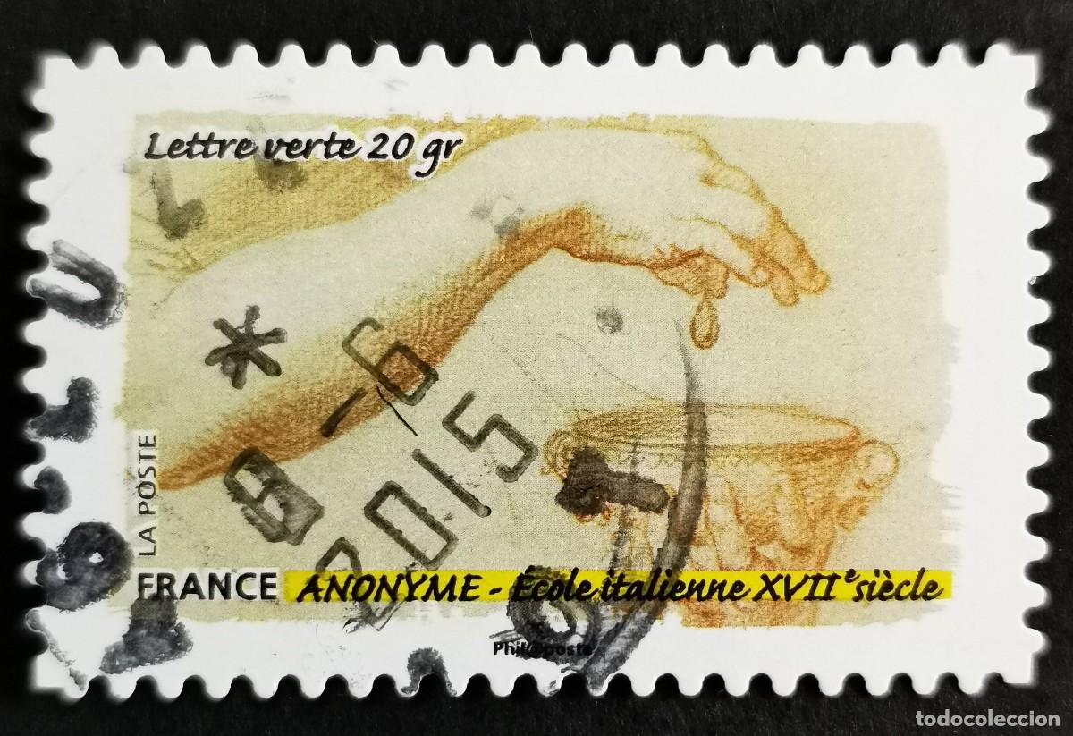 Sellos: Sello Francia 2015, Los sentidos: Escuela italiana del siglo XVII , Sin Valor Facial Michel: FR 6075