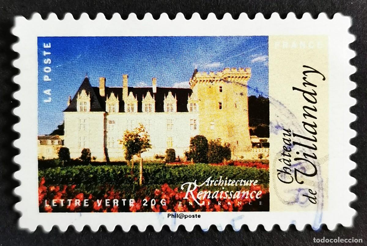 Sellos: Sello Francia 2015, Arquitectura renacentista: Castillo de Villand, Sin Valor Facial Michel: FR 6101