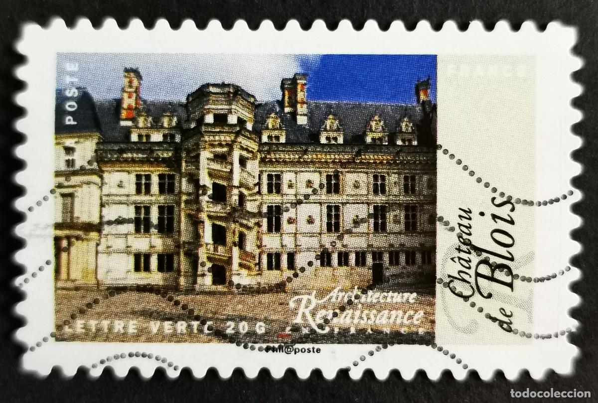 Sellos: Sello Francia 2015, Arquitectura renacentista: Castillo de Blois, Sin Valor Facial Michel: FR 6109