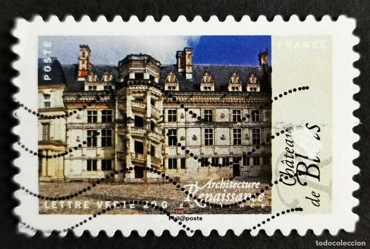 Sellos: Sello Francia 2015, Arquitectura renacentista: Castillo de Blois, Sin Valor Facial Michel: FR 6109