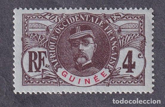 Sellos: colonies fran&ccedil;aises GUINEEE Yvert n&deg; 35 * g&eacute;n&eacute;ral Faidherbe