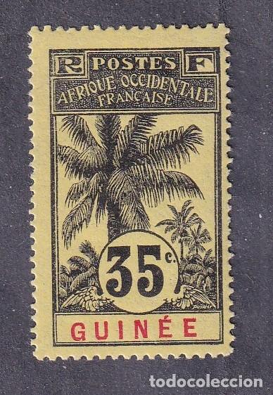 Sellos: colonies fran&ccedil;aises GUINEEE Yvert n&deg; 41 *