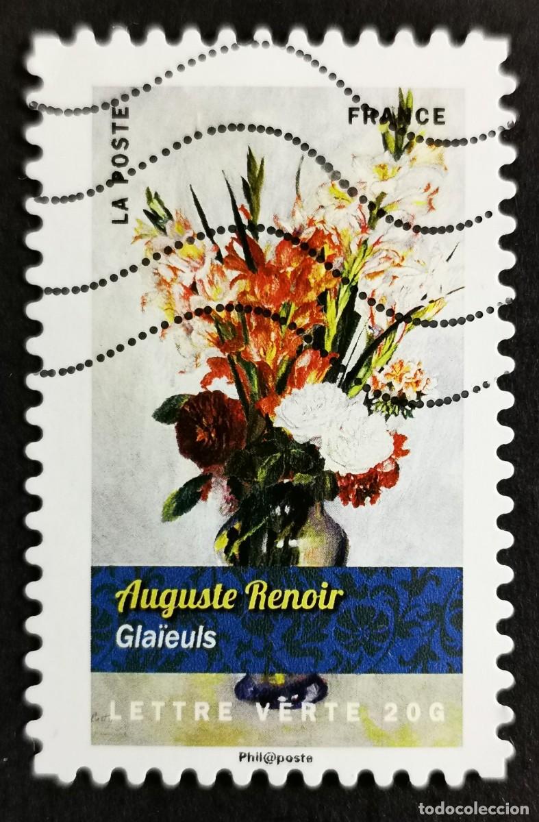 Sellos: Sello Francia 2015, Gladiolos de Auguste Renoir, Sin Valor Facial Michel: FR 6133