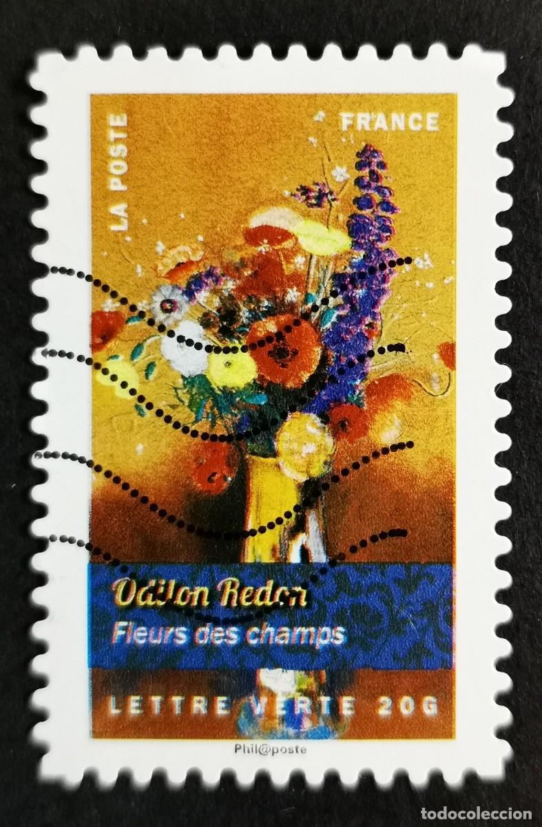 Sellos: Sello Francia 2015, Flores silvestres de Odilon Redon, Sin Valor Facial Michel: FR 6134