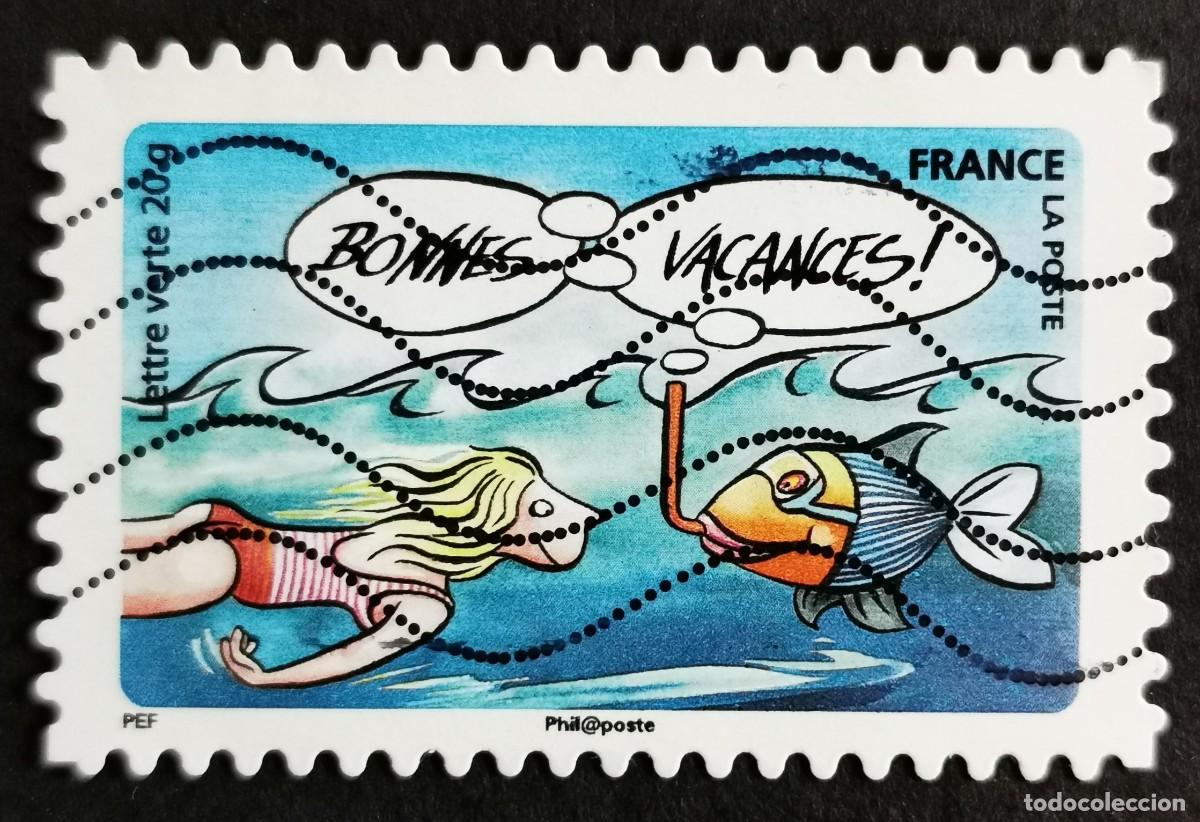 Sellos: Sello Francia 2015, Vacaciones 2015: Nadar, Sin Valor Facial Michel: FR 6163