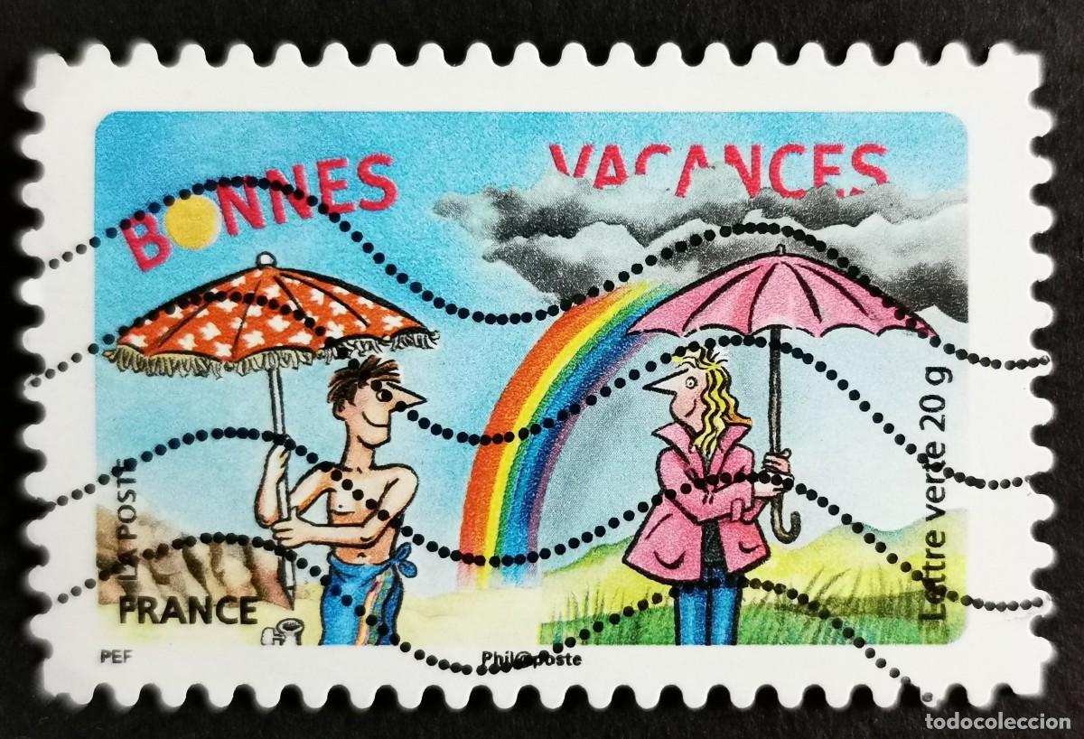 Sellos: Sello Francia 2015, Vacaciones 2015: bajo el sol y la lluvia, Sin Valor Facial Michel: FR 6171