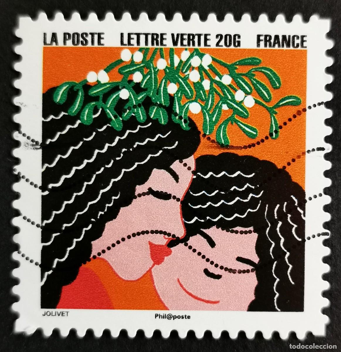 Sellos: Sello Francia 2015, Feliz A&ntilde;o Nuevo, sello 6, Sin Valor Facial Michel: FR 6284