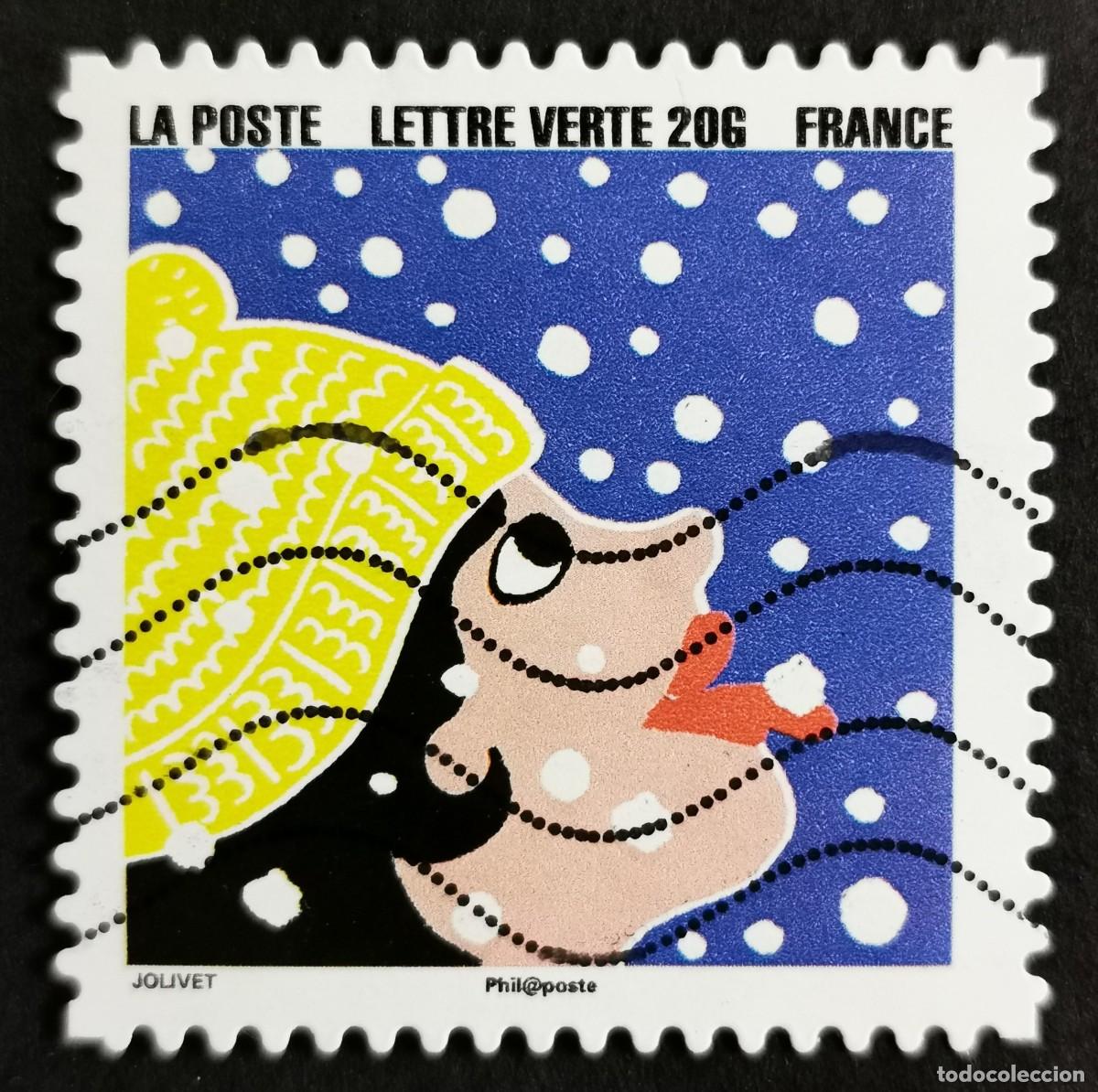 Sellos: Sello Francia 2015, Feliz A&ntilde;o Nuevo, sello 4, Sin Valor Facial Michel: FR 6288