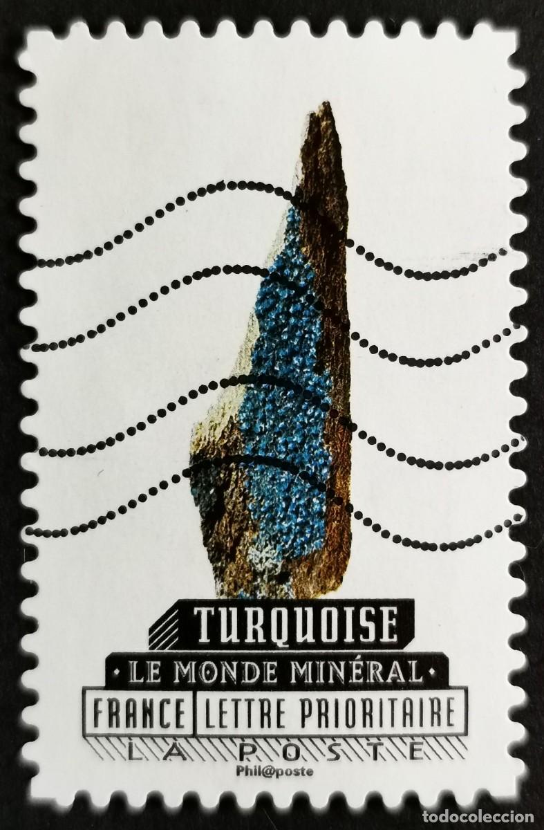 Sellos: Sello Francia 2016, El mundo mineral: Turquesa, Sin Valor Facial Michel: FR 6350