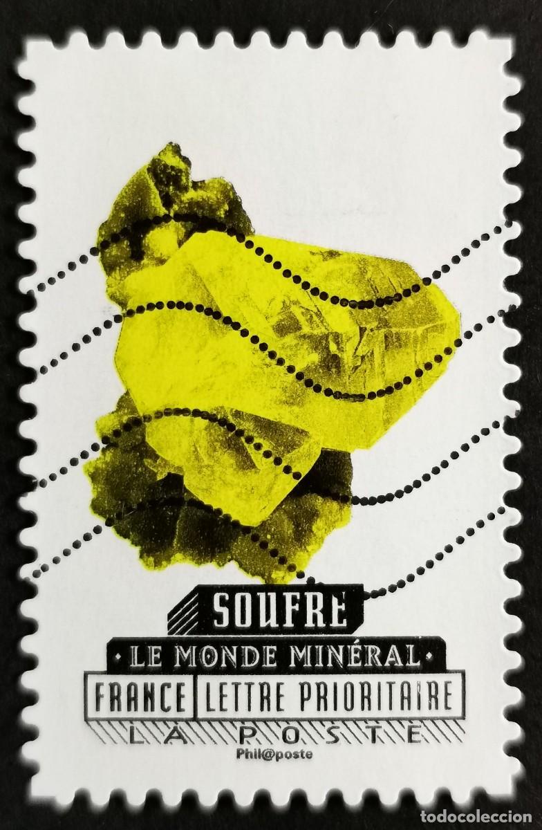 Sellos: Sello Francia 2016, El mundo mineral: Azufre, Sin Valor Facial Michel: FR 6352