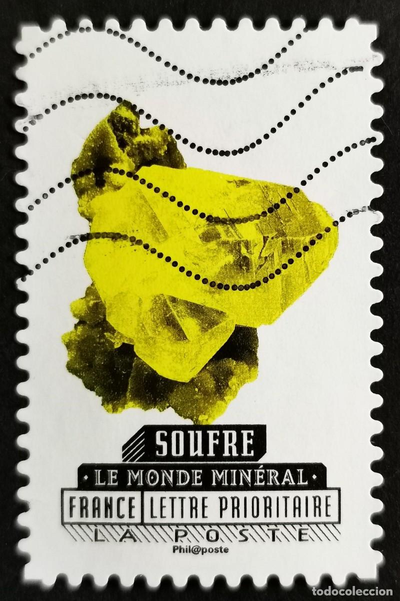 Sellos: Sello Francia 2016, El mundo mineral: Azufre, Sin Valor Facial Michel: FR 6352