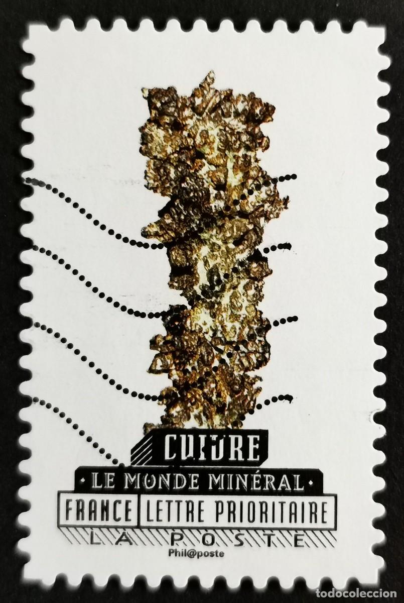 Sellos: Sello Francia 2016, El mundo mineral: Cobre, Sin Valor Facial Michel: FR 6355
