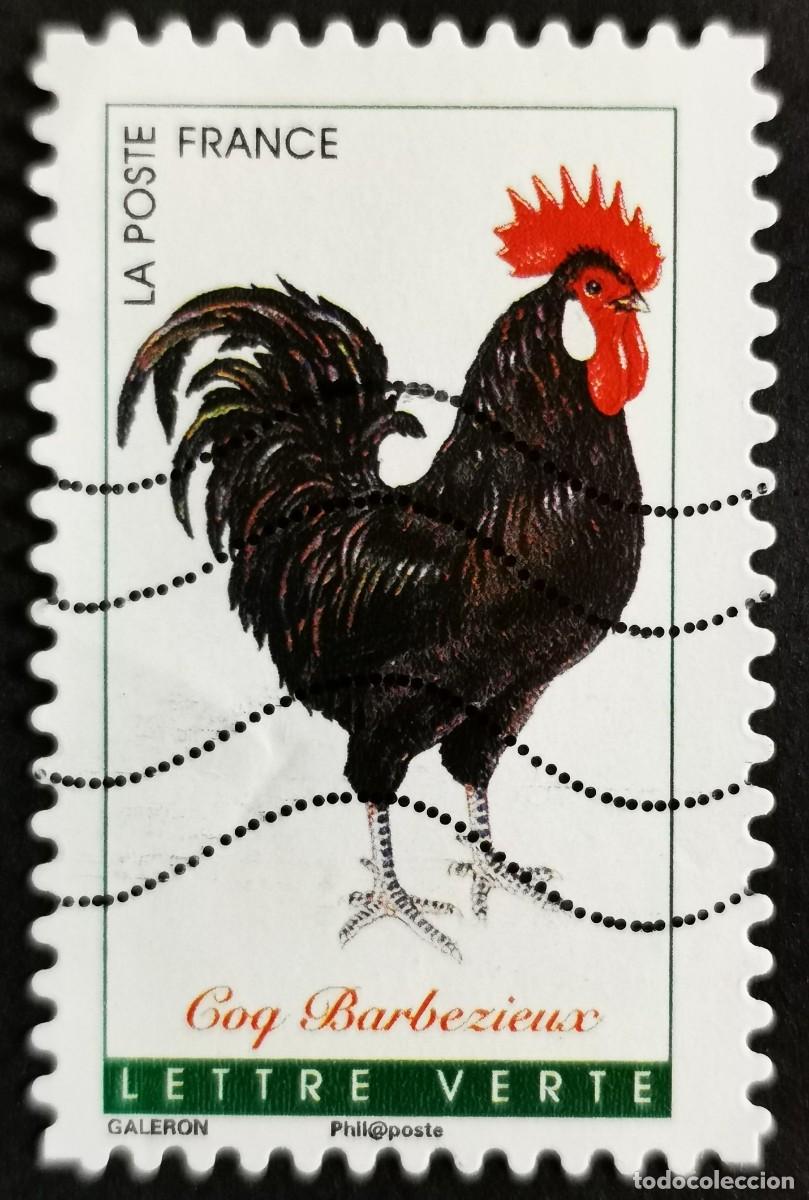 Sellos: Sello Francia 2016, Gallos franceses: Gallo Barbezieux , Sin Valor Facial Michel: FR 6395