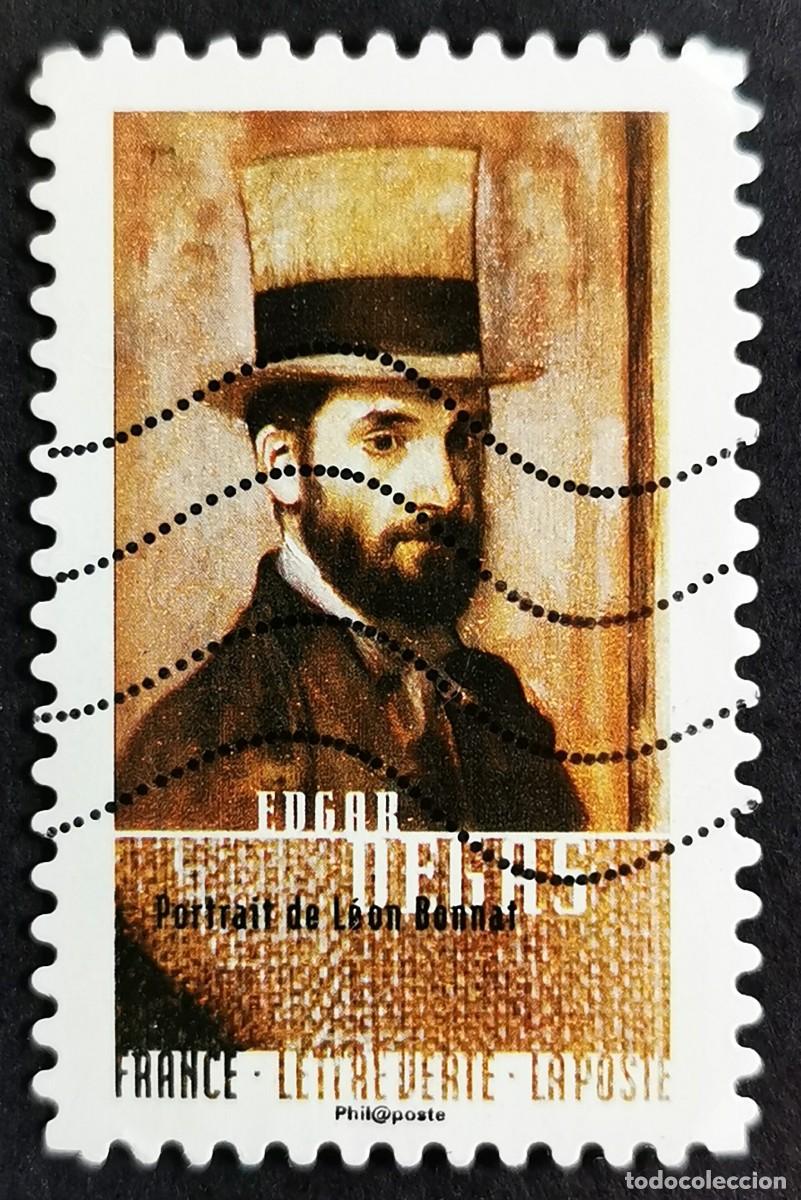 Sellos: Sello Francia 2016, Edgar Degas: Retrato de L&eacute;on Bonnat, Sin Valor Facial Michel: FR 6420