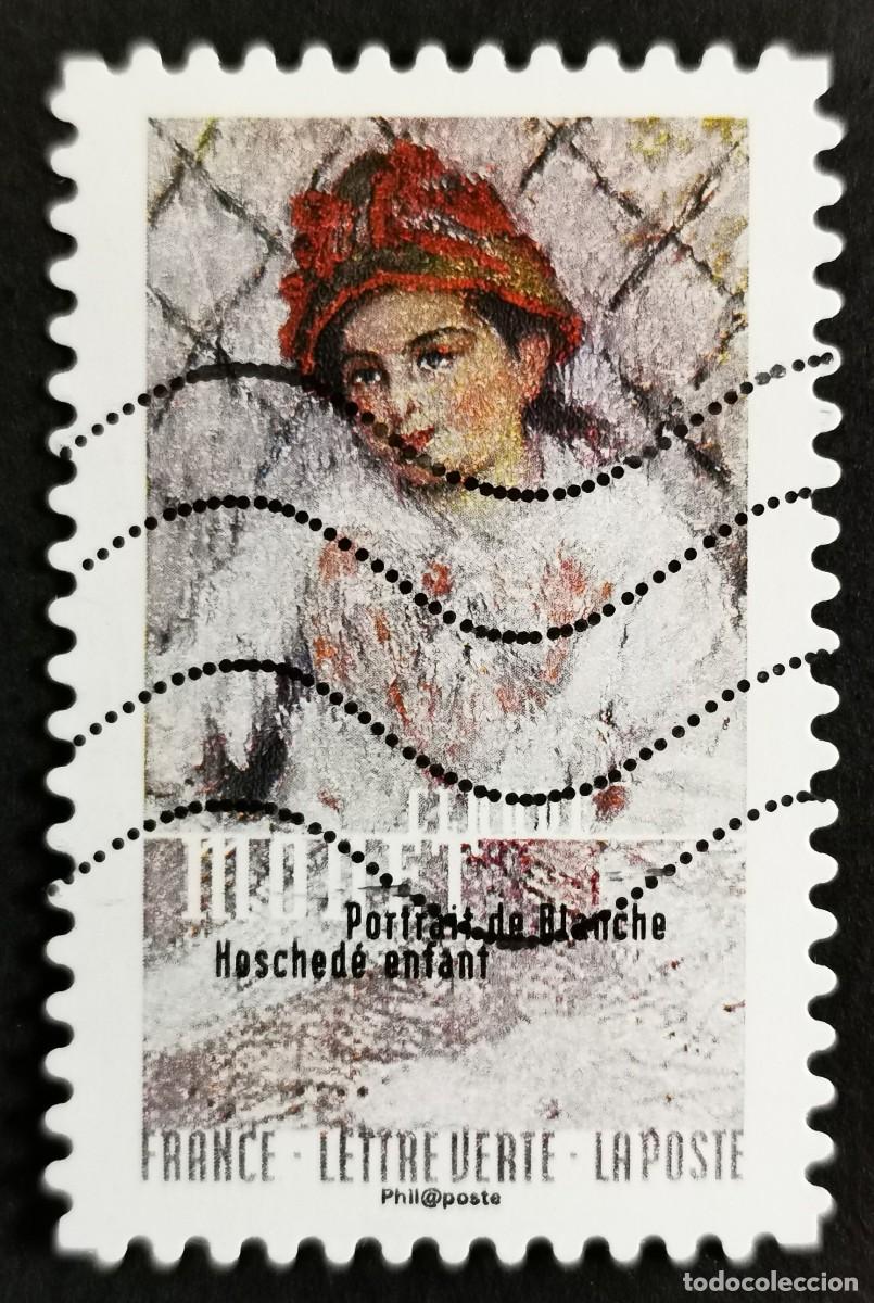 Sellos: Sello Francia 2016, Claude Monet: Retrato de Blanche Hosched&eacute;, Sin Valor Facial Michel: FR 6424