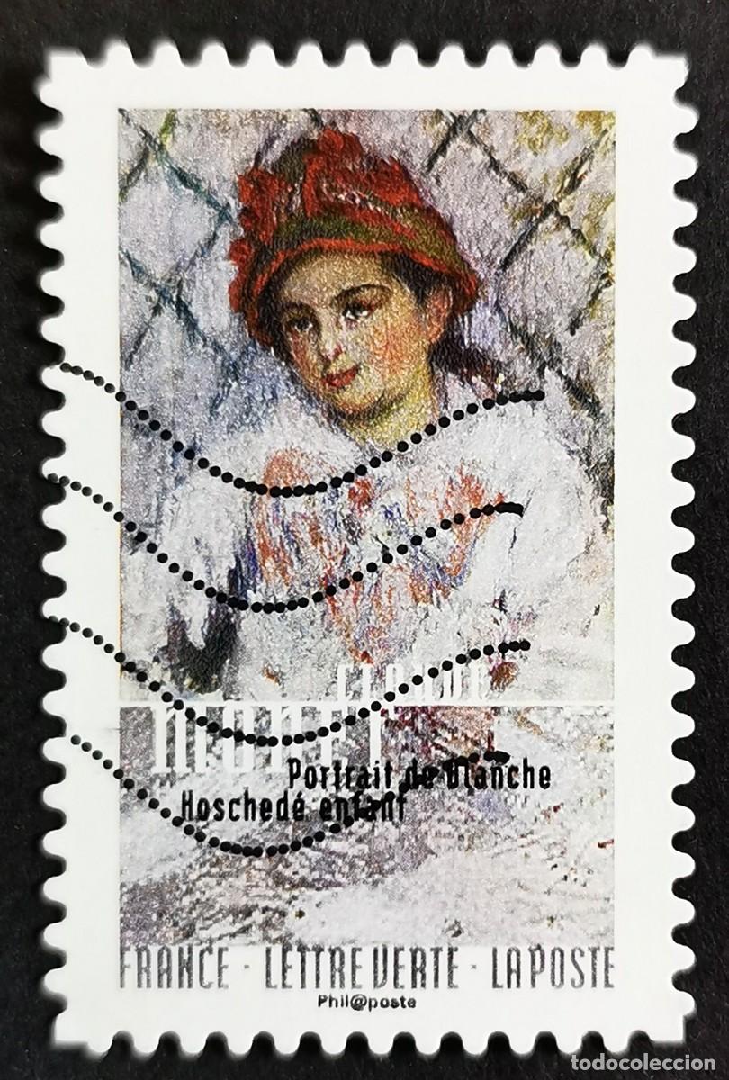Sellos: Sello Francia 2016, Claude Monet: Retrato de Blanche Hosched&eacute;, Sin Valor Facial Michel: FR 6424