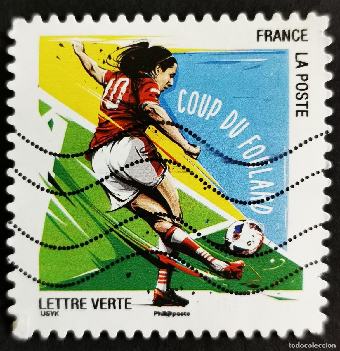 Sellos: Sello Francia 2016, Gestos favoritos f&uacute;tbol:Patada por detr&aacute;s, Sin Valor Facial Michel: FR 6457