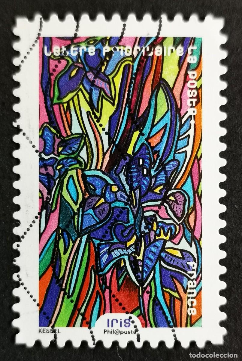 Sellos: Sello Francia 2016, Flores en abundancia: Iris, Sin Valor Facial Michel: FR 6505