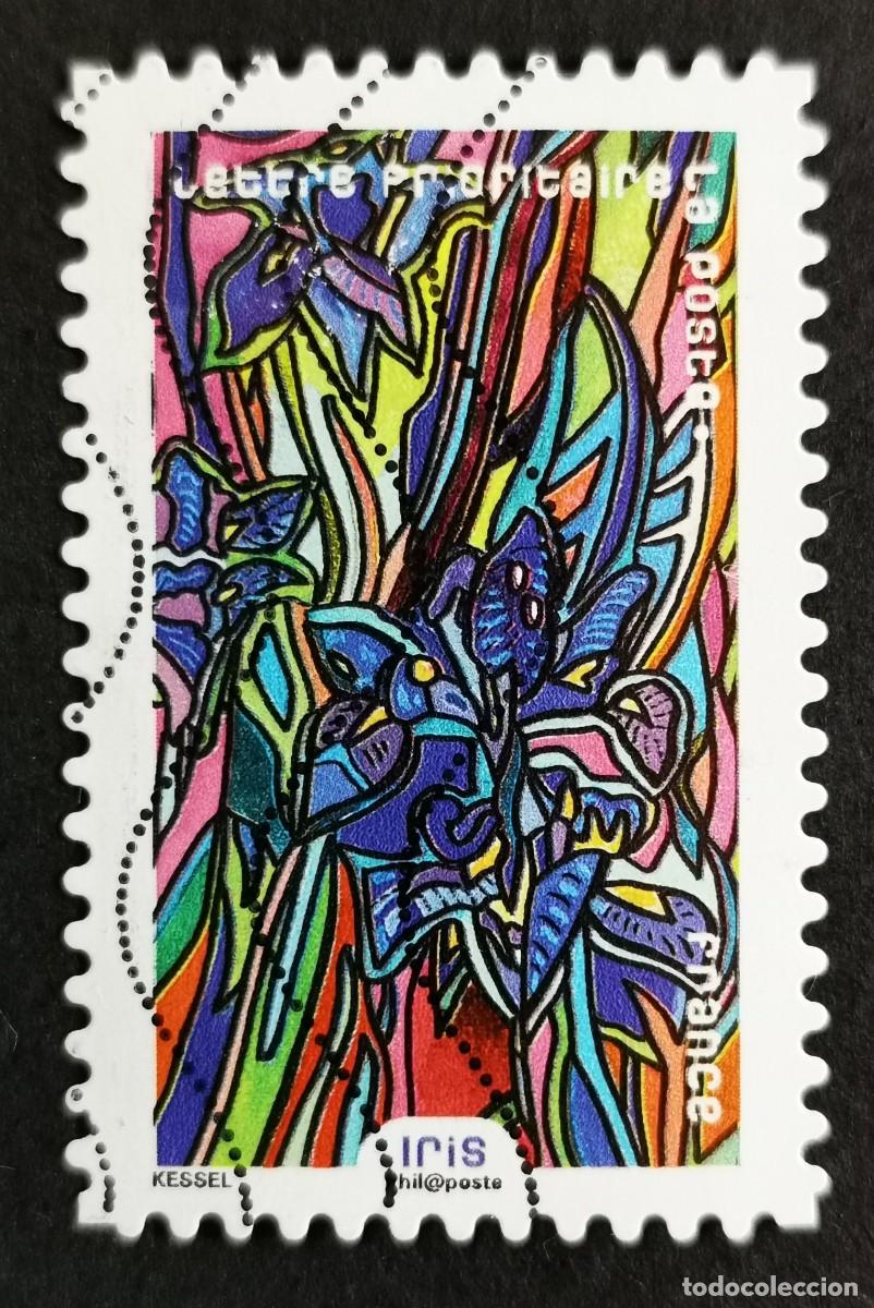 Sellos: Sello Francia 2016, Flores en abundancia: Iris, Sin Valor Facial Michel: FR 6505