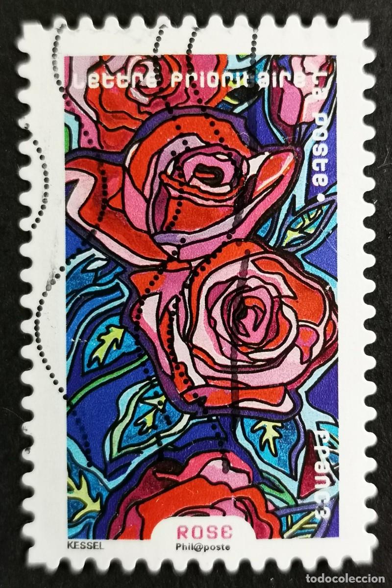 Sellos: Sello Francia 2016, Flores en abundancia: Rosa, Sin Valor Facial Michel: FR 6506