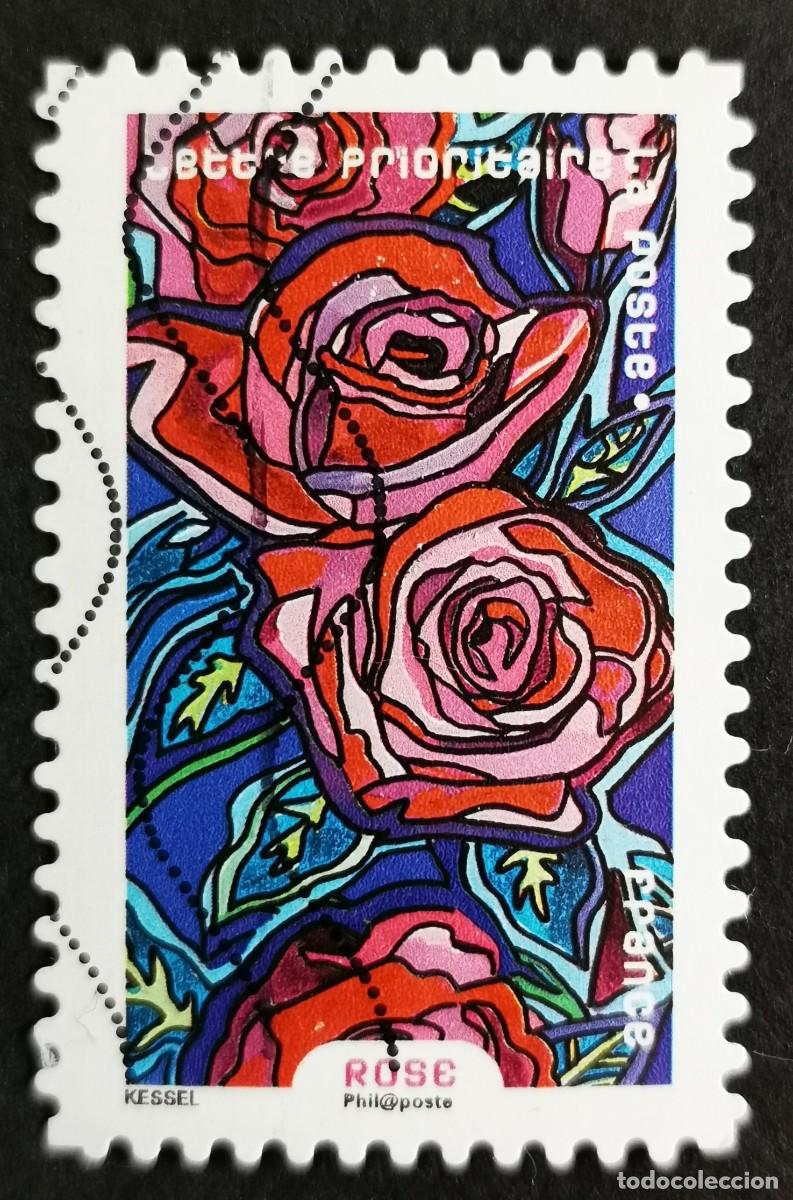 Sellos: Sello Francia 2016, Flores en abundancia: Rosa, Sin Valor Facial Michel: FR 6506