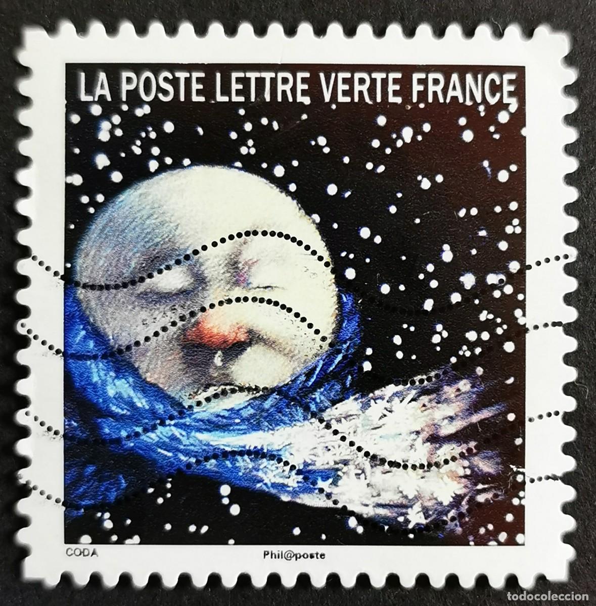 Sellos: Sello Francia 2016,Correspondencia planetaria: &rdquo;Luna fr&iacute;a&rdquo;, Sin Valor Facial Michel: FR 6581