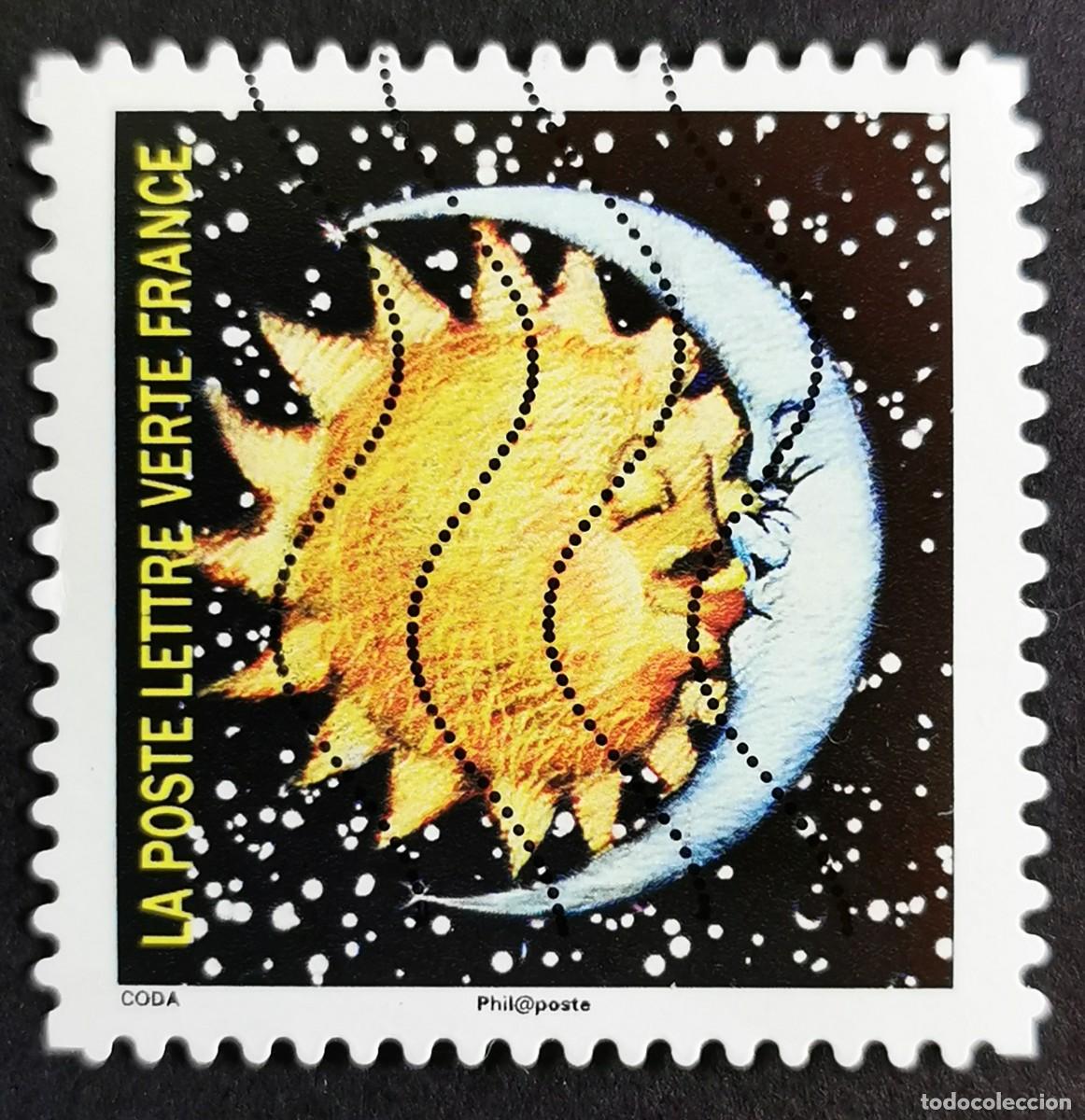 Sellos: Sello Francia 2016,Correspondencia planetaria: El sol besa luna&rdquo;, Sin Valor Facial Michel: FR 6582