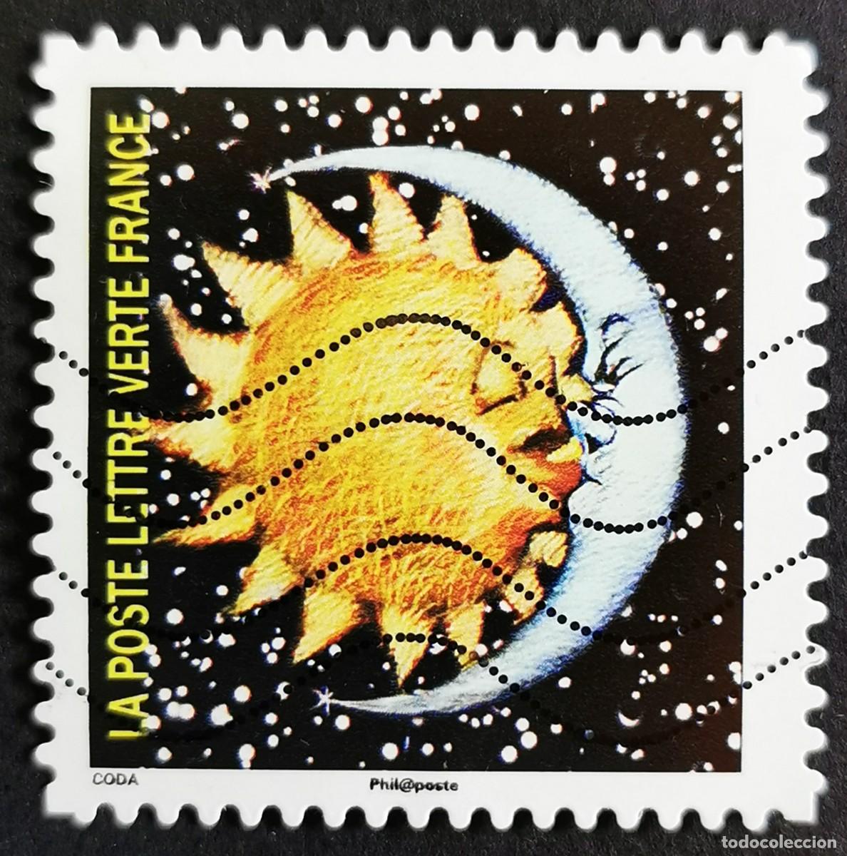 Sellos: Sello Francia 2016,Correspondencia planetaria: El sol besa luna&rdquo;, Sin Valor Facial Michel: FR 6582
