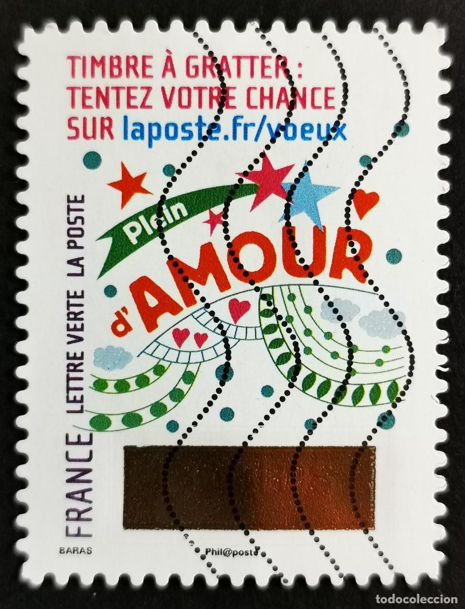Sellos: Sello Francia 2016, Saludos. Amor, salud y felicidad., Sin Valor Facial Michel: FR 6628