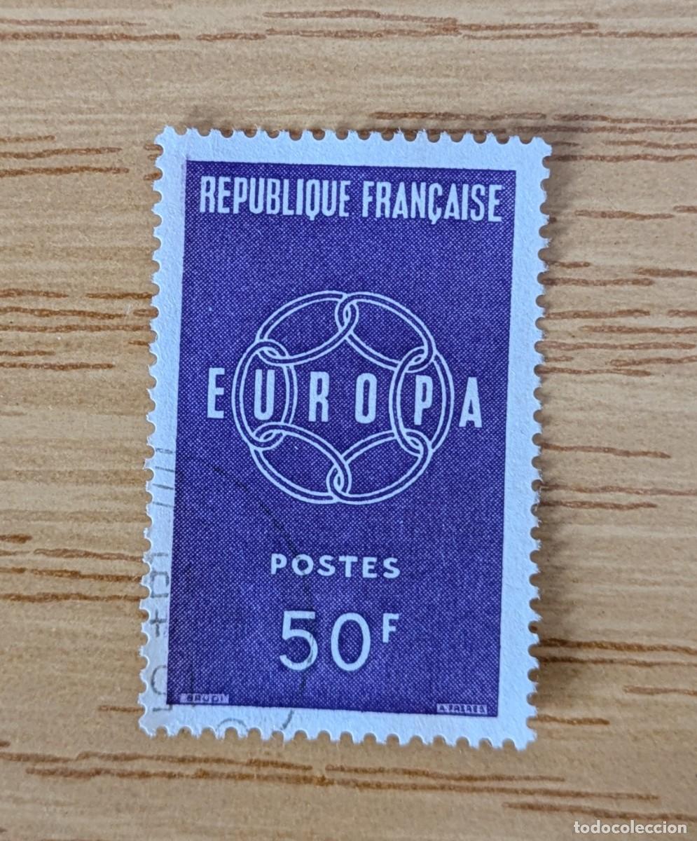 Sellos: Sello usado de Francia. Europa