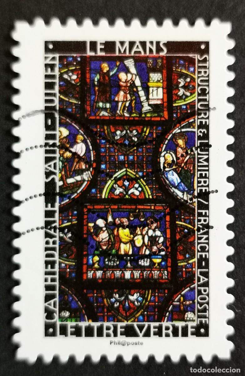 Sellos: Sello Francia 2016, Catedral de San Juli&aacute;n de Le Mans, Sin Valor Facial Michel: FR 6642