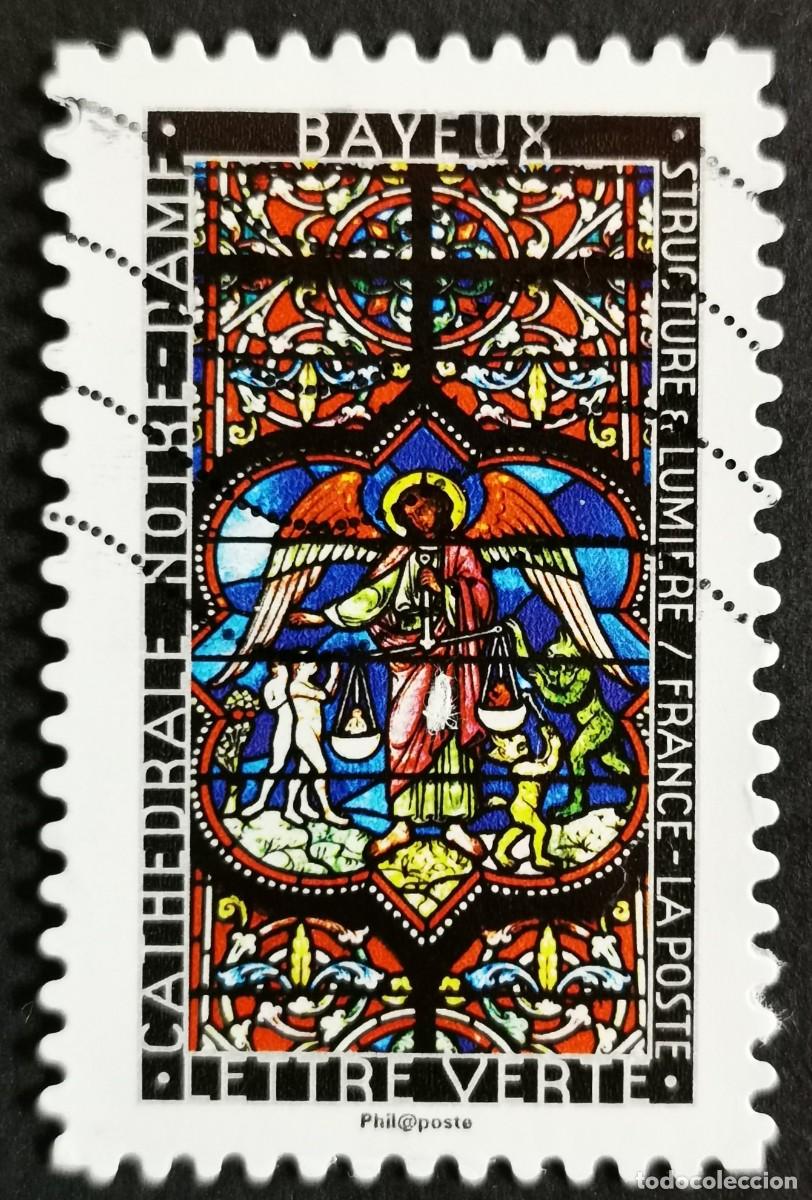 Sellos: Sello Francia 2016, Catedral de Bayeux, Sin Valor Facial Michel: FR 6644